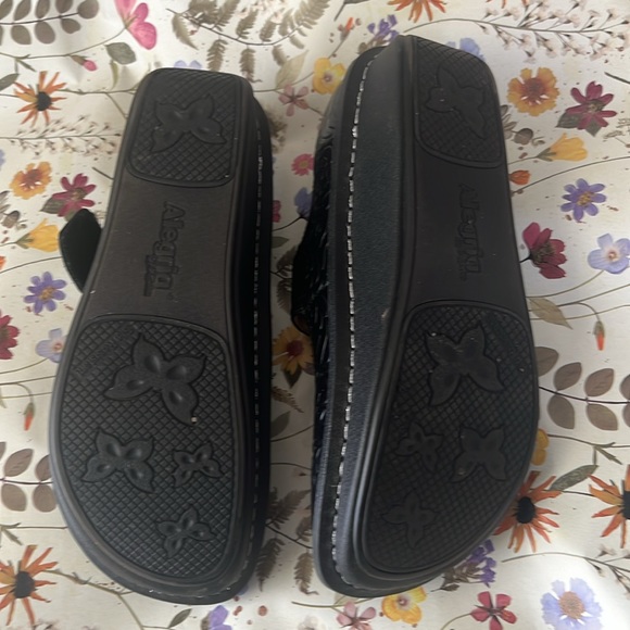 Algeria by PG.Lite floral black Maryjane’s 40 embossed comfortable shoes - Picture 9 of 13